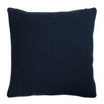 Комплект Tkano Подушка декоративная из хлопка фактурного плетения темно-синего цвета из коллекции essential, 45х45 арт. TK19-CU0013