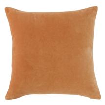 Комплект Tkano Чехол на подушку из хлопкового бархата коричневого цвета из коллекции essential, 45х45 см арт. TK21-CC0011