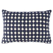 Комплект Tkano Чехол на подушку из хлопка polka dots темно-синего цвета из коллекции essential, 40x60 см арт. TK23-CC0008