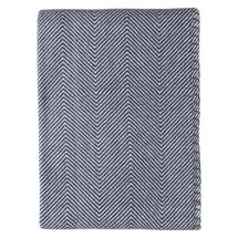 Комплект Tkano Плед из шерсти мериноса темно-синего цвета из коллекции essential, 130х180 см арт. TK23-TH0001