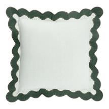 Комплект Tkano Чехол на подушку с контрастным кантом зеленого цвета из коллекции trendy ruffles, 40х40 см арт. TK25-CC0003