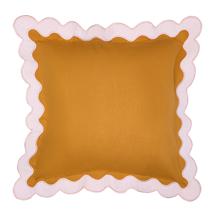 Комплект Tkano Чехол на подушку с контрастным кантом розового цвета из коллекции trendy ruffles, 40х40 см арт. TK25-CC0002