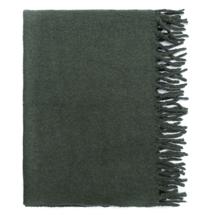 Комплект Tkano Плед мохеровый хвойно-зеленого цвета из коллекции essential, 130х180 см арт. TK25-TH0011
