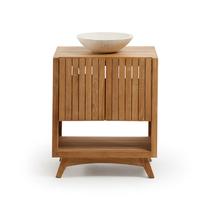 Комплект мебели для ванной La Forma (ех Julia Grup) Прямоугольная тумбочка для ванной Kuveni 70 x 80 см арт. 102283