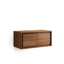 Комплект мебели для ванной La Forma (ех Julia Grup) Kenta Мебель для ванной из массива тика с ореховой отделкой, 90 x 45 см арт. 160501