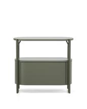 Комплект мебели для ванной La Forma (ех Julia Grup) Тумба для ванной Arely из стали и зеленого лака арт. 422323