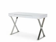 Компьютерный стол Halmar Стол компьютерный Halmar B-31 (белый/хром) арт. V-CH-B/31