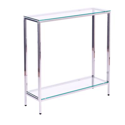 Консоль AllConsoles Консольный стол 1084-CS clear серебряный арт. 1084-CS clear