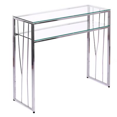 Консоль AllConsoles Консольный стол 1121-CS clear серебряный арт. 1121-CS clear
