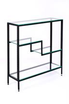 Консоль AllConsoles Консольный стол 1014-CB loft clear черный муар арт. 1014-CB loft clear