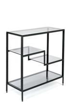 Консоль AllConsoles Консольный стол 1013-CB loft grey черный муар арт. 1013-CB loft grey