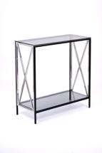 Консоль AllConsoles Консольный стол 1033-CB_S grey черный муар, серебряный арт. 1033-CB_S grey