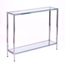 Консоль AllConsoles Консольный стол 1082-CS clear серебряный арт. 1082-CS clear