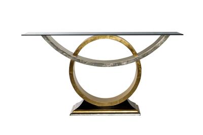 Консоль Garda Decor ART-4472-D Консоль "Цирк (Circus)" со стеклом 157*46*82см арт. ART-4472-D