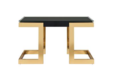 Консоль Garda Decor 58DB-CST18166 Консоль Марбелла (Marbella) черн/золото 130*37*76,5см арт. 58DB-CST18166