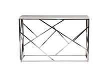 Консоль Garda Decor 47ED-CST015M Консоль Bianco иск.мрамор/хром 120*40*79см арт. 47ED-CST015M
