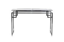 Консоль Garda Decor 47ED-CST162BL Консоль темн.стекло/темн.хром 120*40*78см арт. 47ED-CST162BL