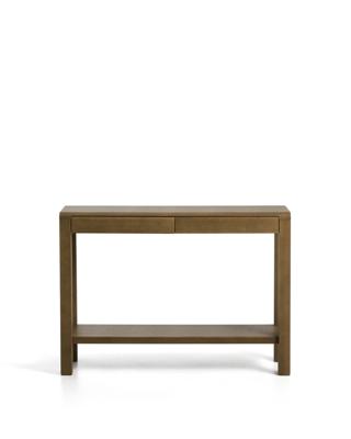 Консоль La Forma (ех Julia Grup) Консоль Arelida из дуба со светло-коричневой отделкой, 112 x 80 см арт. 491451