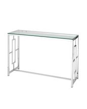 Консоль Stool Group Консоль БРУКЛИН 120*40 серебро арт. УТ000001497
