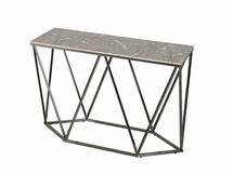 Консоль Stool Group Консоль Авалон 122*41 серый мрамор сталь темный хром арт. УТ000036336