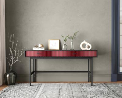 Консоль Этажерка Консоль с двумя ящиками "Emerson" арт EM22/red/L арт. EM22/red/L