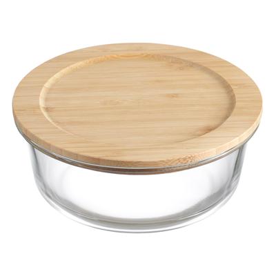 Контейнер ЯЯЯ Контейнер для запекания и хранения eco store с крышкой из бамбука, 950 мл арт. LBA950RD