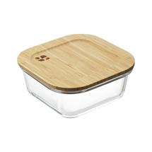 Контейнер ЯЯЯ Контейнер для запекания и хранения eco store с крышкой из бамбука, 520 мл арт. LBA520SQ