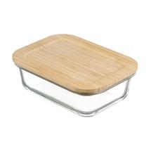 Контейнер ЯЯЯ Контейнер для запекания и хранения eco store с крышкой из бамбука, 640 мл арт. LB640RC