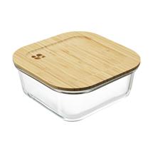 Контейнер ЯЯЯ Контейнер для запекания и хранения eco store с крышкой из бамбука, 800 мл арт. LBA800SQ
