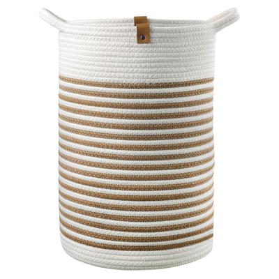 Корзина Bergenson Bjorn Корзина для хранения thea D30х46 см, бежевая/горчичная арт. TL-BB-BSKTH-CTN-30