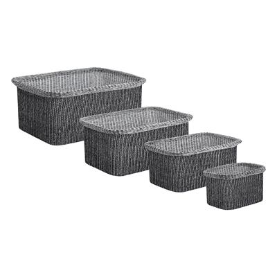 Корзина Bergenson Bjorn Набор из 4-х корзин для хранения sustainable collection, черный арт. BB0000675