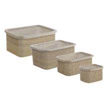 Корзина Bergenson Bjorn Набор из 4-х корзин для хранения sustainable collection, бежевый арт. BB0000674
