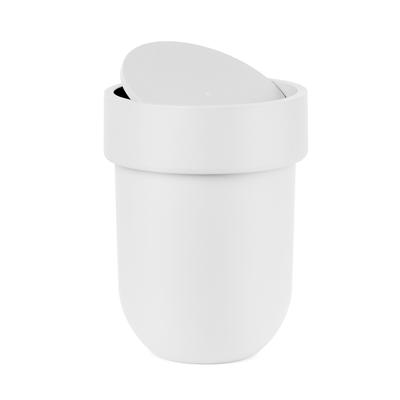 Корзина Umbra Корзина для мусора с крышкой touch, 6 л, белая арт. 023269-660