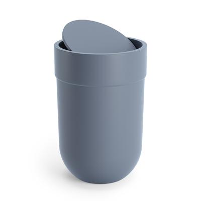 Корзина Umbra Корзина для мусора с крышкой touch, 6 л, голубая арт. 023269-1050