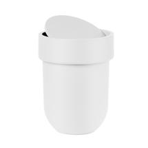 Корзина Umbra Корзина для мусора с крышкой touch, 6 л, белая арт. 023269-660