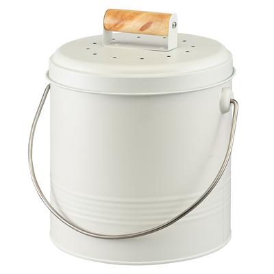 Корзина ЯЯЯ Контейнер для пищевых отходов с фильтром irmel, 3,5 л, молочный арт. SS0000305