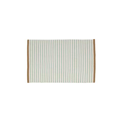 Ковер La Forma (ех Julia Grup) Коврик Catiana зеленый полосатый из PET 60 x 90 арт. 098031