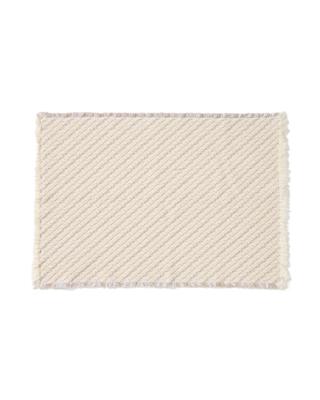 Ковер La Forma (ех Julia Grup) Коврик для ванной Janu из 100% хлопка жаккард цвета экрю 50 x 70 см арт. 424855