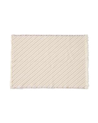 Ковер La Forma (ех Julia Grup) Коврик для ванной Janu из 100% хлопка жаккард цвета экрю 50 x 70 см арт. 424855