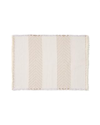 Ковер La Forma (ех Julia Grup) Коврик для ванной Bina из 100% хлопкового жаккарда цвета экрю 50 x 70 см арт. 424843
