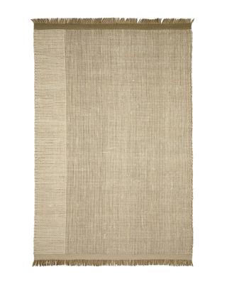 Ковер La Forma (ех Julia Grup) Ковер из шерсти Blart бежевого цвета с контрастной полосой по бокам 160 x 230 см арт. 254163