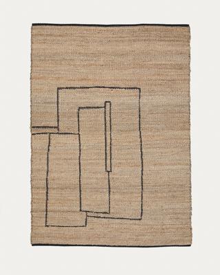 Ковер La Forma (ех Julia Grup) Ковер Velira из джута с графическим рисунком 200 x 300 см арт. 262125
