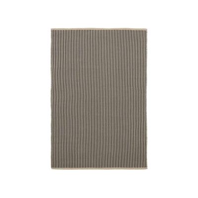 Ковер La Forma (ех Julia Grup) Satanca Ковер в бежевую и черную полоску из синтетики арт. 192059