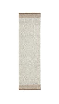 Ковер La Forma (ех Julia Grup) Бежевый шерстяной жаккардовый ковер Nifelia 200 x 80 см арт. 422050