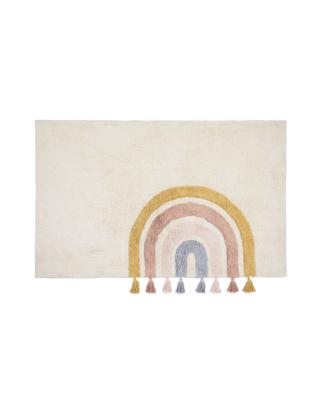 Ковер La Forma (ех Julia Grup) Ковер Tadea 100% хлопок разноцветная радуга 90 x 150 см арт. 434767