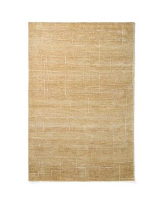 Ковер La Forma (ех Julia Grup) Ковер Eloda из шерсти и вискозы горчичного цвета, 160 x 230 см арт. 481871
