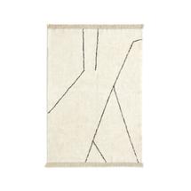 Ковер La Forma (ех Julia Grup) Mijas Ковер черно-белый из хлопка 160 x 230 см арт. 178288
