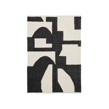 Ковер La Forma (ех Julia Grup) Sotty Черно-белый хлопковый ковер 160 x 230 см арт. 192063