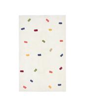 Ковер La Forma (ех Julia Grup) Ковер Epifania белый хлопок с разноцветными точками 90 x 150 см арт. 422659