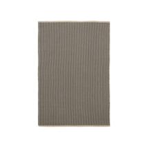 Ковер La Forma (ех Julia Grup) Satanca Ковер в бежевую и черную полоску из синтетики арт. 192059